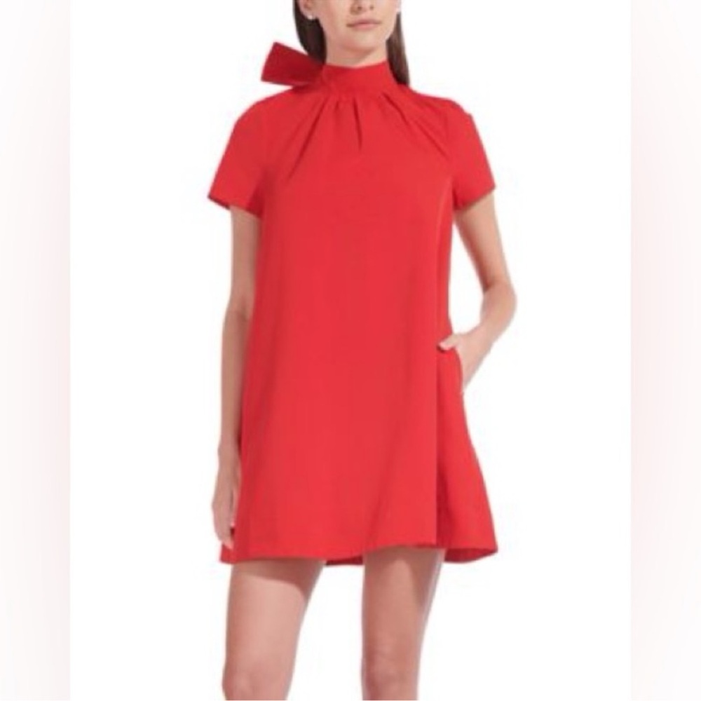 STAUD Red Ilana Mini Dress